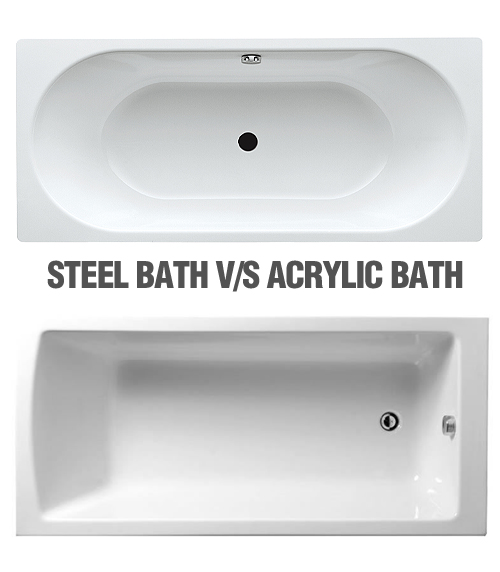 Steel Bath versus Acrylic Bath