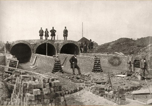 first sewer system
