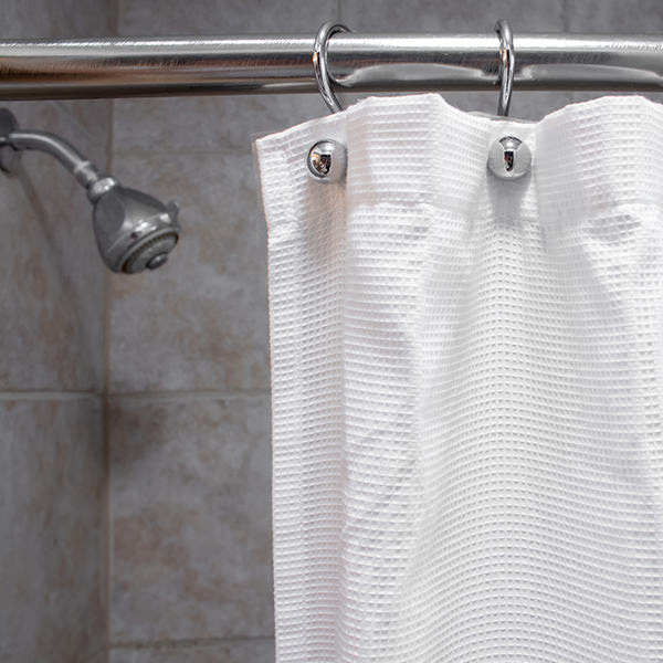 clean a shower curtain