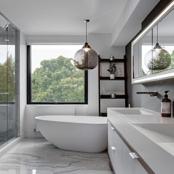 Marble flooring
