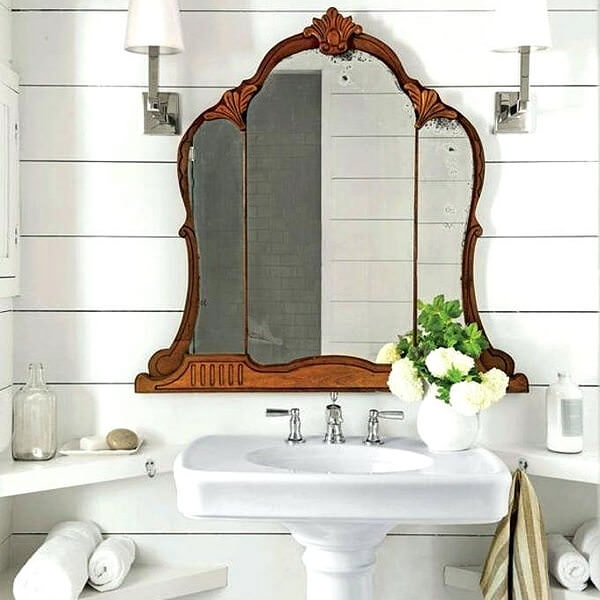 Semi Circle Backlit Bathroom Mirror