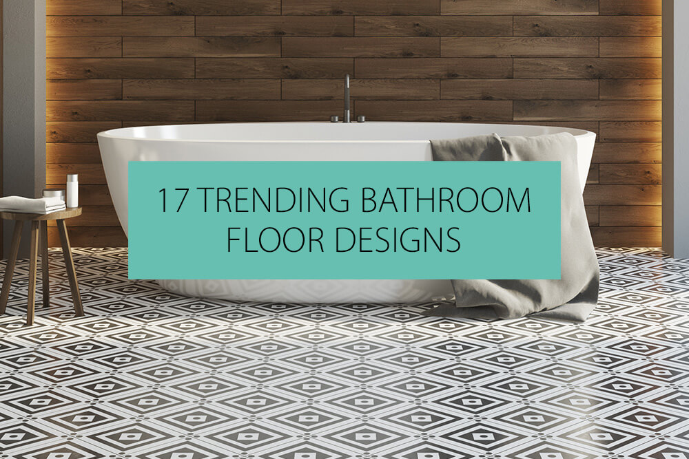 17 Trending Bathroom Floor Designs