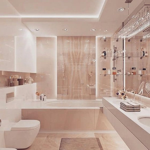 Led lights for modern bathrooms