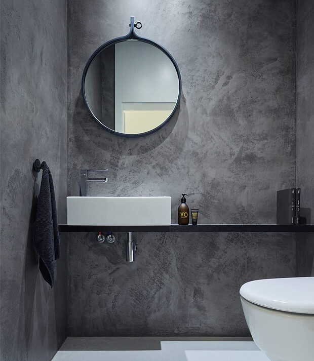 Traditional Style Grey Bathroom Decor