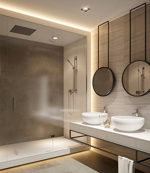 Grey Shower Room