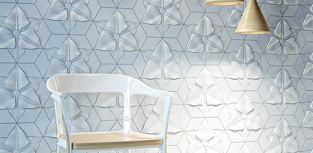 Floral tiles