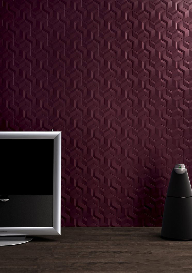 Maroon Magic In Ceramic Tile