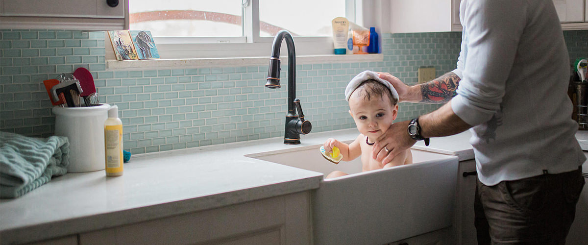large Kitchen Sink