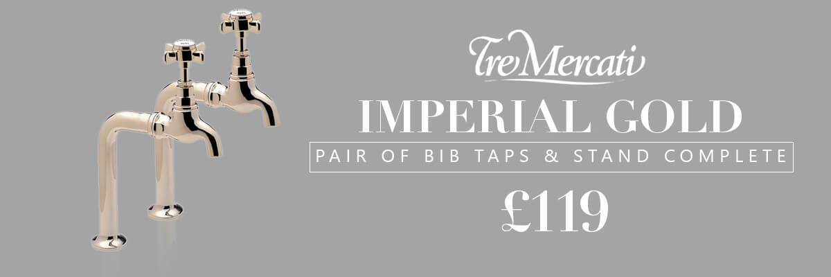 Tre Mercati Gold Taps