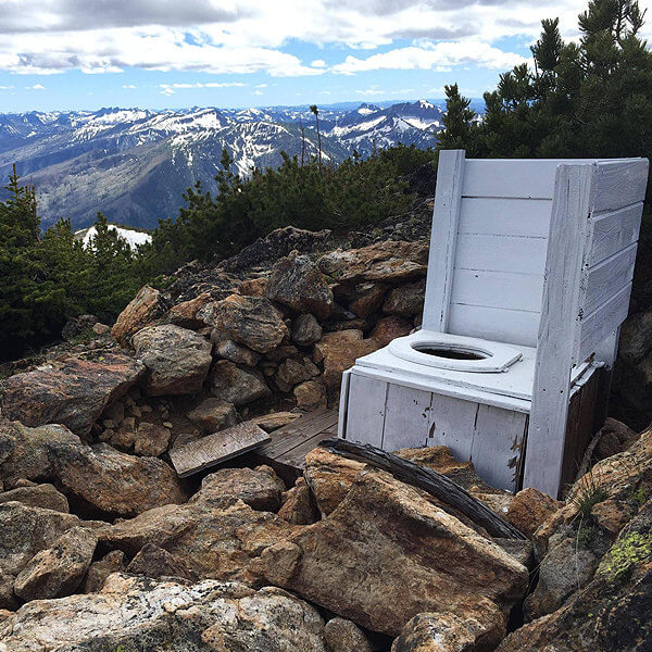 Mountain Top Toilet