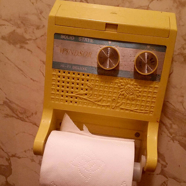 Radio In Toilet