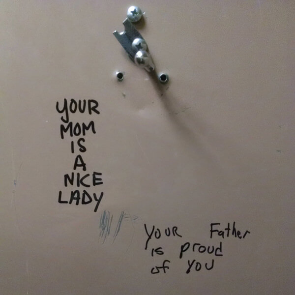 Positive Public Bathroom Graffiti